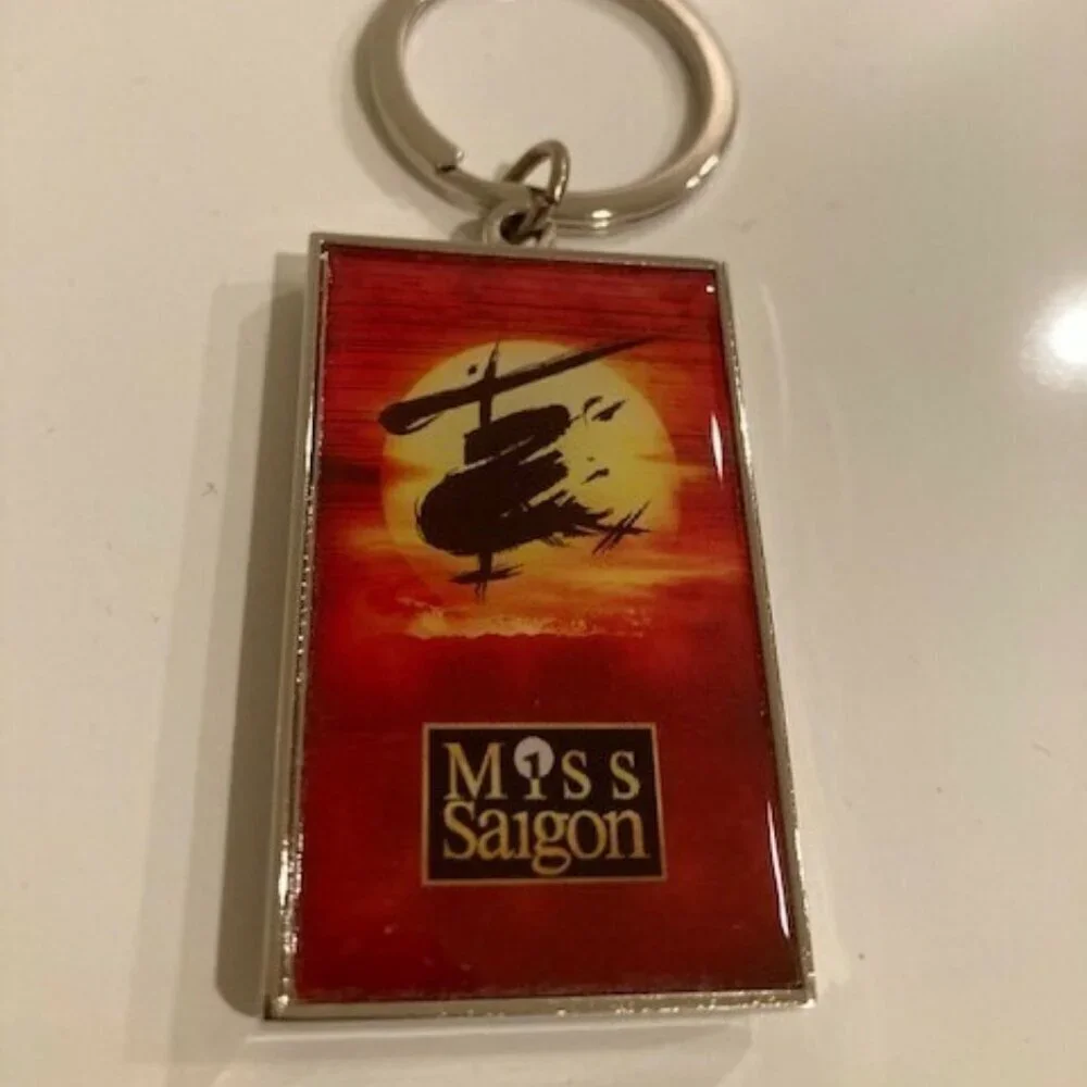 Miss Saigon Musical Keychain Broadway Theater Souvenir Vintage 1990s Musical